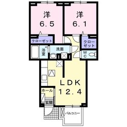 ウィステリア北野の物件間取画像